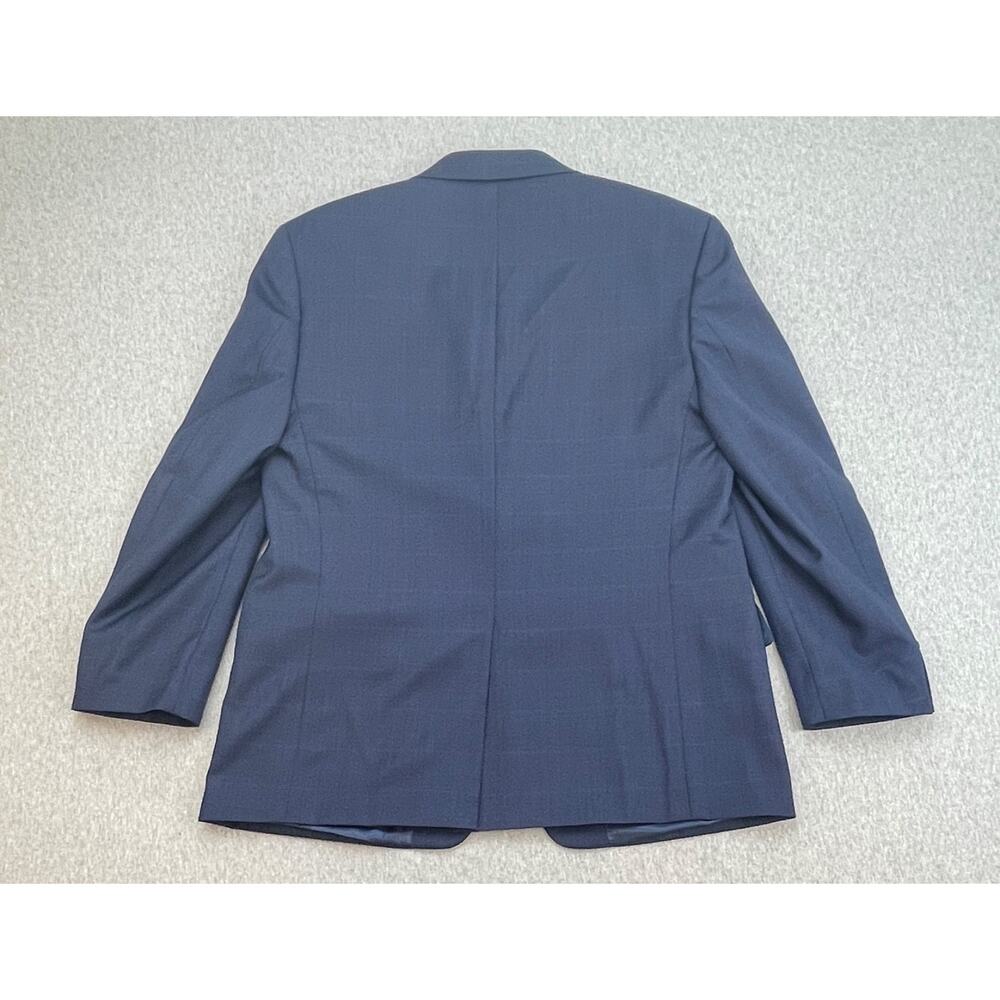 Lauren Ralph Lauren Suit Men 44R Blue Wool Blend Pants 36x32 Black Label - 2 Pcs - Picture 4 of 16